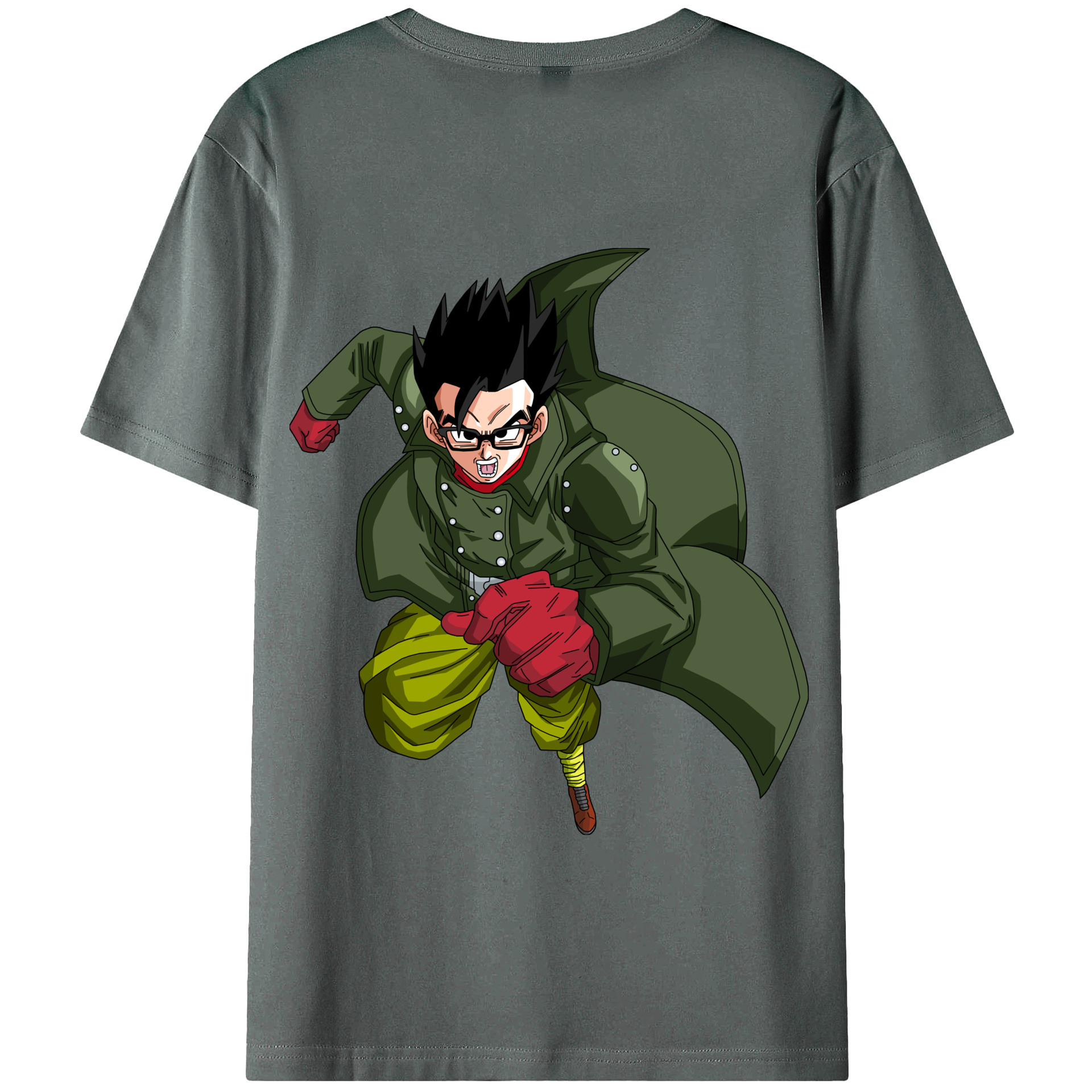 （画像用） ドラゴンボール 孫 悟飯（そんごはん）DRAGON BALL Son Gohan 綿100％半袖Tシャツ（背面プリント）